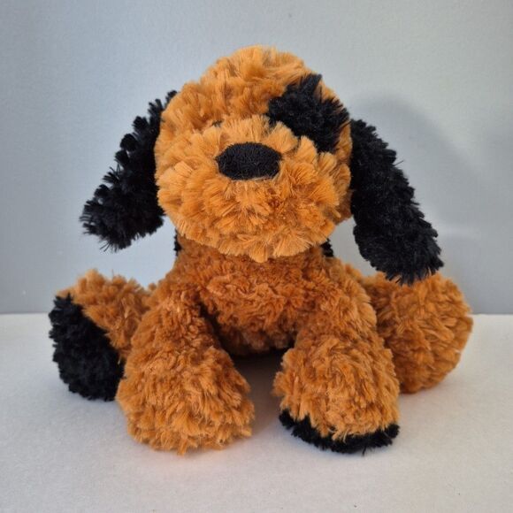 Pier 1 Brown Black Stuffed Plush Bailey The Dog Floppy Toy Animal 11 IN - Picture 10 of 10